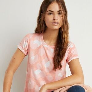 Sol Angeles x Anthropologie Peach Leopard Tee